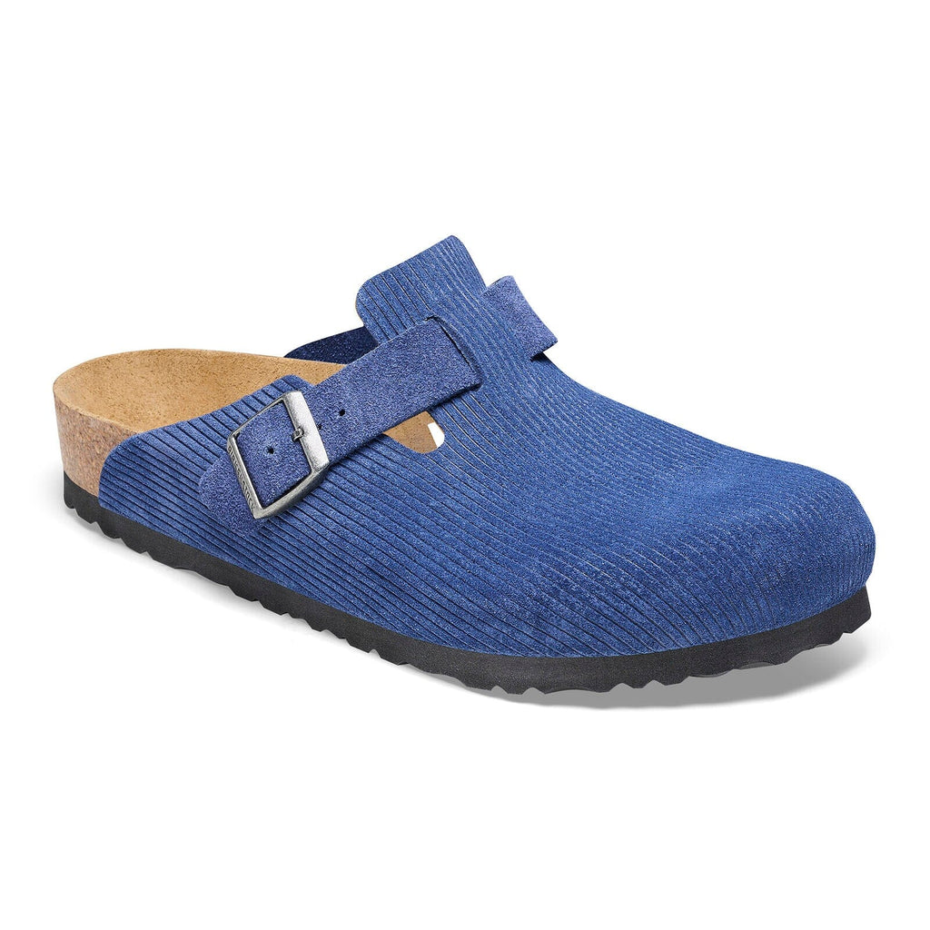 Birkenstock boston cheap navy suede