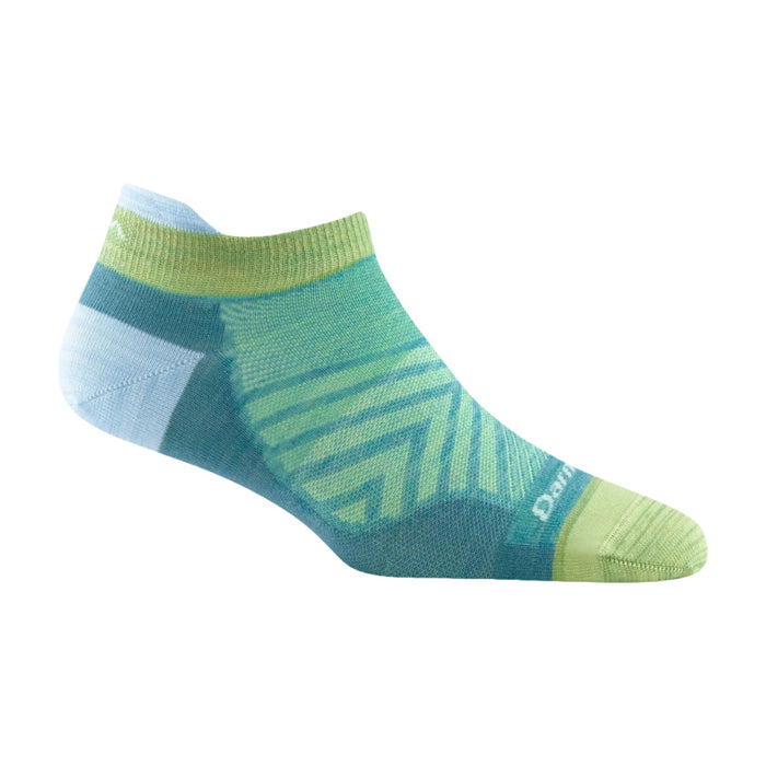 DARN TOUGH RUN NO SHOW TAB ULTRA-LIGHTWEIGHT RUNNING SOCK WOMEN'S Apparel Darn Tough AQUA S 