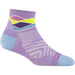 DARN TOUGH RUN QUARTER NO CUSHION ULTRA-LIGHTWEIGHT RUNNING SOCK WOMEN'S Apparel Darn Tough LAVENDER S 