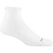 DARN TOUGH COOLMAX® RUN QUARTER ULTRA-LIGHTWEIGHT RUNNING SOCK MEN'S Apparel Darn Tough WHITE M 