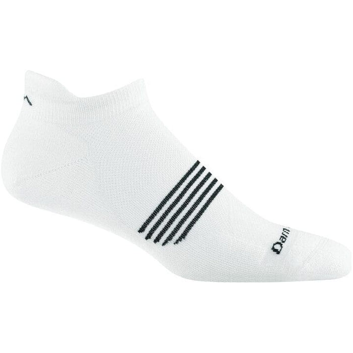 DARN TOUGH ELEMENT NO SHOW TAB LIGHTWEIGHT RUNNING SOCK MEN'S Apparel Darn Tough WHITE S 