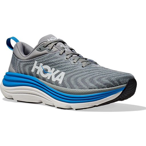 HOKA GAVIOTA 5 MEN'S MEDIUM AND WIDE Sneakers & Athletic Shoes HOKA LIMESTONE/DIVA BLUE 7 D (REGULAR)