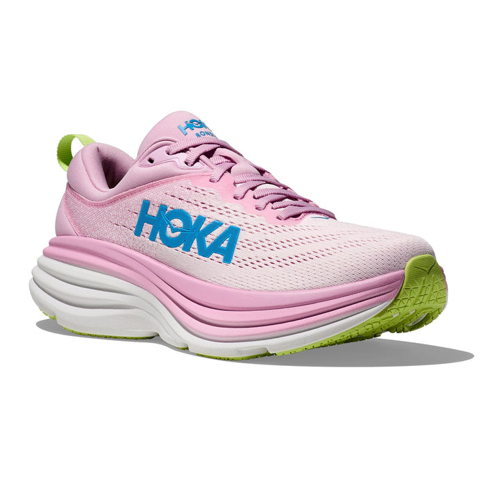 HOKA BONDI 8 WOMEN'S MEDIUM AND WIDE - FINAL SALE! Sneakers & Athletic Shoes HOKA PINK TWIL/WATERPARK 5 B (REGULAR)