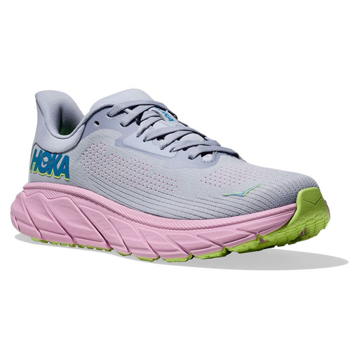 HOKA ARAHI 7 WOMEN'S MEDIUM AND WIDE Sneakers & Athletic Shoes Hoka GULL/PINK TWIL 5 B (REGULAR)