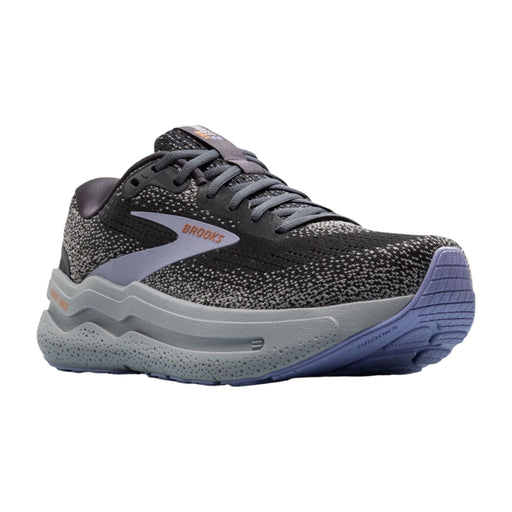 BROOKS GHOST MAX 2 WOMEN'S MEDIUM AND WIDE Sneakers & Athletic Shoes Brooks EBONY/SWEET LAVENDER/ALLOY 5 B