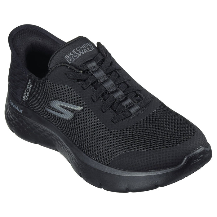 SKECHERS SLIP-INS: GO WALK FLEX GRAND ENTRY WOMEN'S MEDIUM AND WIDE - FINAL SALE! Sneakers & Athletic Shoes SKECHERS BLK/TRIM 5 M