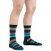 DARN TOUGH MYSTIC STRIPE CREW LIGHTWEIGHT LIFESTYLE SOCK WOMEN'S Apparel Darn Tough 