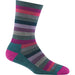 DARN TOUGH MYSTIC STRIPE CREW LIGHTWEIGHT LIFESTYLE SOCK WOMEN'S Apparel Darn Tough SPRUCE S 