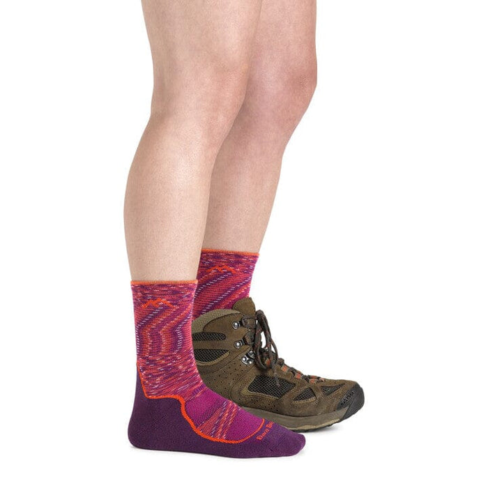 DARN TOUGH LIGHT HIKER MICRO CREW LIGHTWEIGHT HIKING SOCK WOMEN'S Apparel Darn Tough 