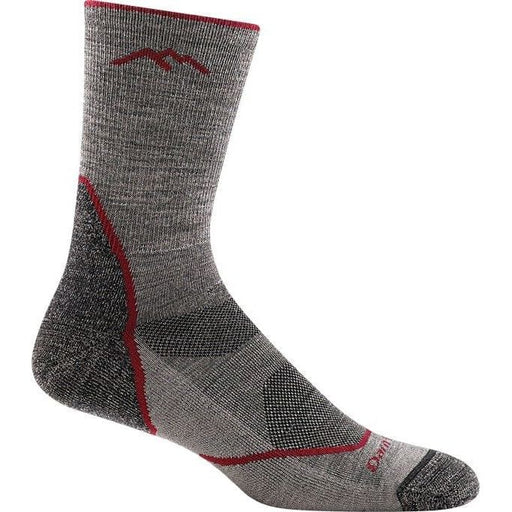 DARN TOUGH LIGHT HIKER MICRO CREW LIGHTWEIGHT HIKING SOCK MEN'S Apparel Darn Tough TAUPE M 