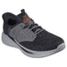 SKECHERS SLIP-INS RELAXED FIT: SLADE - CASTER MEN'S Sneakers & Athletic Shoes SKECHERS BLACK/GRAY 7 