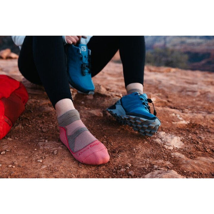 DARN TOUGH LIGHT HIKER NO SHOW LIGHTWEIGHT HIKING SOCK WOMEN'S Apparel Darn Tough 