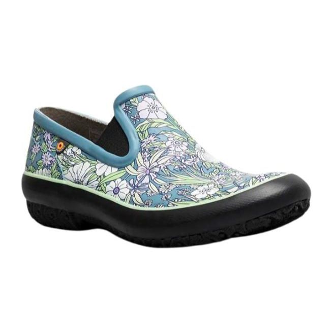 BOGS PATCH SLIP ON FLORAL WOMEN'S Boots Bogs LIGHTT BLUE/MULTI 6 