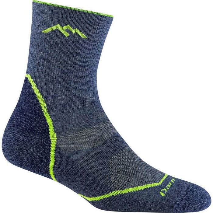 DARN TOUGH LIGHT HIKER MICRO CREW LIGHTWEIGHT HIKING SOCK KIDS' Apparel Darn Tough DENIM S 