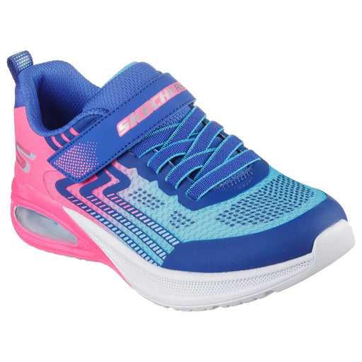SKECHERS MICROSPEC MAX ADVANCE KIDS' Sneakers & Athletic Shoes SKECHERS HOT PINK/BLUE 10.5 