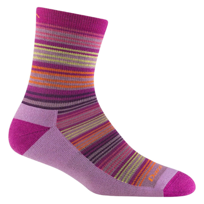 DARN TOUGH ZEBRA CANYON MICRO CREW LIGHTWEIGHT HIKING SOCK KIDS' Apparel Darn Tough CLOVER S 