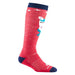 DARN TOUGH MAGIC MOUNTAIN OVER-THE-CALF MIDWEIGHT SKI & SNOWBOARD SOCK KIDS' Apparel Darn Tough RASPBERRY S 