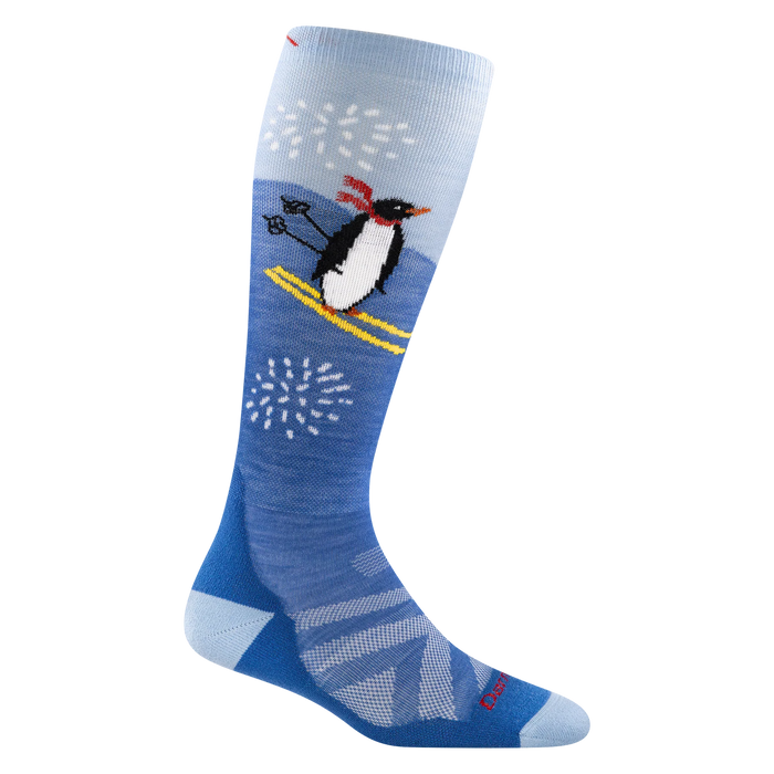 DARN TOUGH PENGUIN PEAK OVER-THE CALF MIDWEIGHT SKI & SNOWBOARD SOCK KIDS' Apparel Darn Tough STELLAR S 