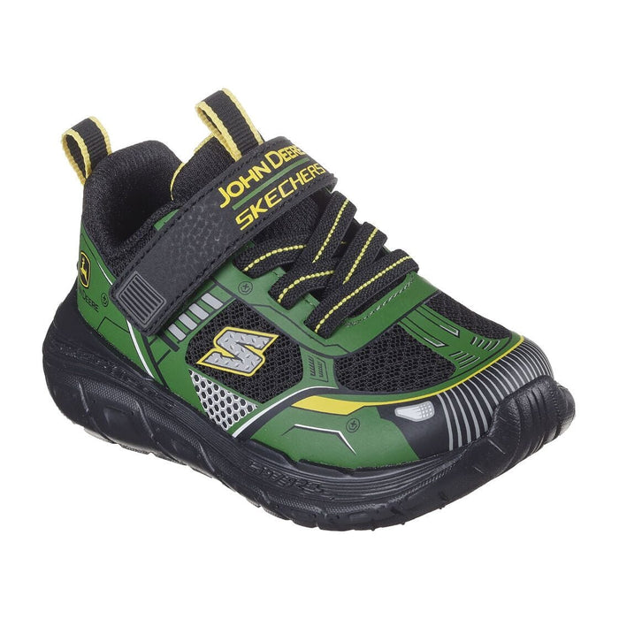 SKECHERS JOHN DEERE: SKECH TRACKS - TRACTOR TRONIX Sneakers & Athletic Shoes SKECHERS GREN/BLACK/YELLOW 5 