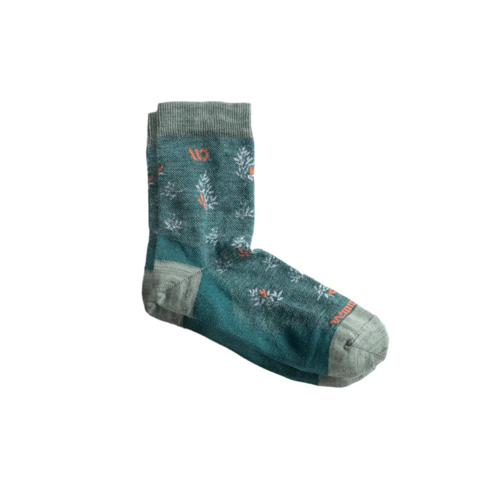 WIDE OPEN FOLIAGE LIGHTWEIGHT MICRO CREW SOCKS WOMEN'S Apparel Wide Open TEAL S 