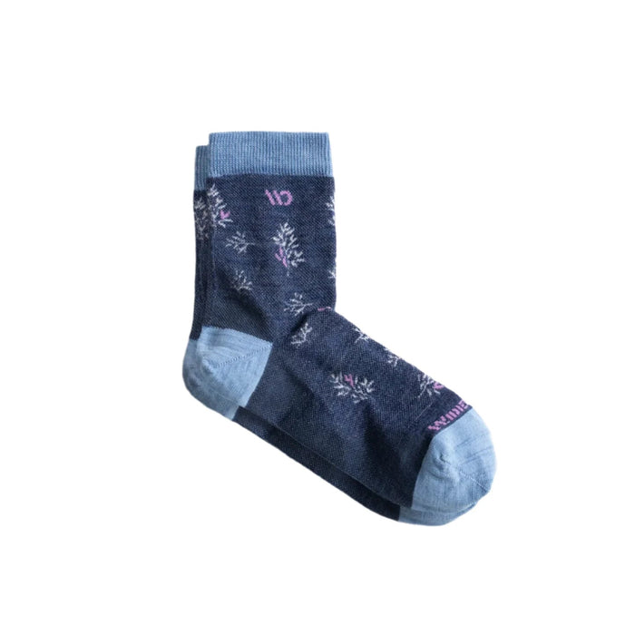 WIDE OPEN FOLIAGE LIGHTWEIGHT MICRO CREW SOCKS WOMEN'S Apparel Wide Open DENIM S 