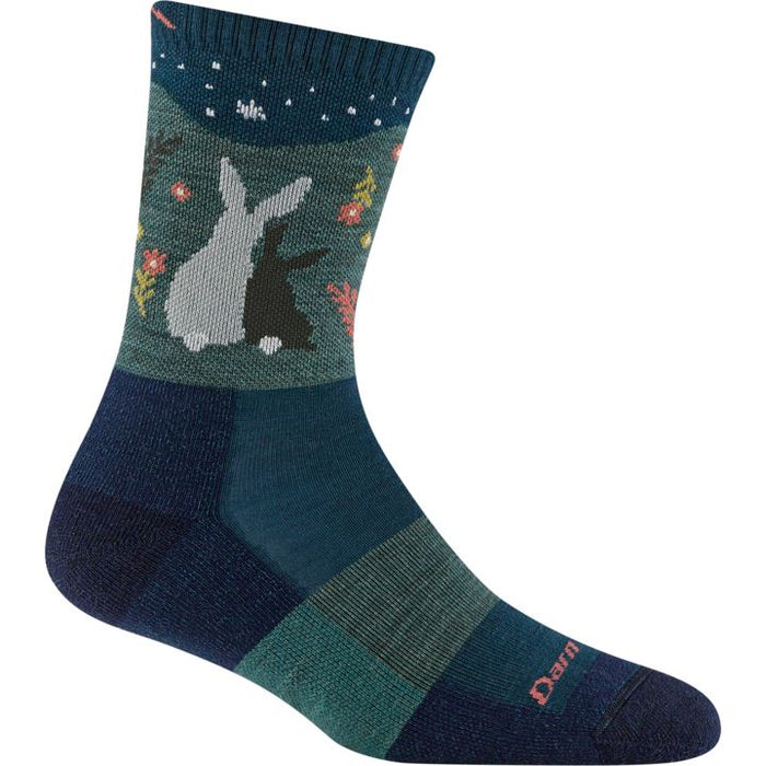 DARN TOUGH CRITTER CLUB MICRO CREW LIGHTWEIGHT HIKING SOCK WOMEN'S Apparel Darn Tough ECLIPSE S 