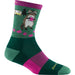 DARN TOUGH CRITTER CLUB MICRO CREW LIGHTWEIGHT HIKING SOCK WOMEN'S Apparel Darn Tough MOSS S 