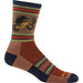 DARN TOUGH WILLOUGHBY MICRO CREW LIGHTWEIGHT HIKING SOCK MEN'S Apparel Darn Tough CHESTNUT M 