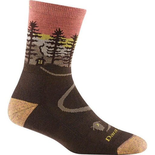 DARN TOUGH NORTHWOODS MICRO CREW MIDWEIGHT HIKING SOCK WOMEN'S Apparel Darn Tough EARTH S 