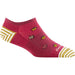 DARN TOUGH LUCKY LADY NO SHOW LIGHTWEIGHT LIFESTYLE SOCK WOMEN'S Apparel Darn Tough CRANBERRY S 