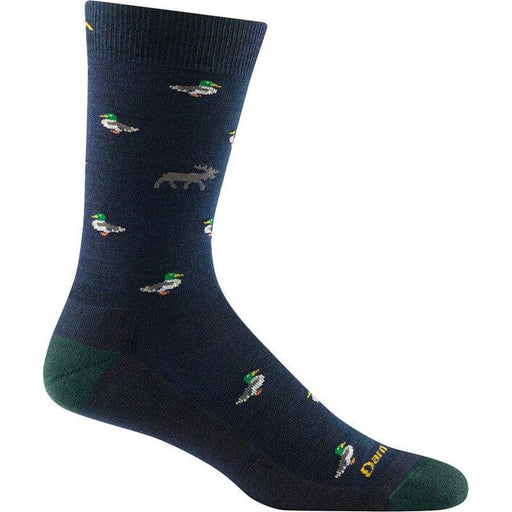 DARN TOUGH DUCK DUCK MOOSE CREW LIGHTWEIGHT LIFESTYLE SOCK MEN'S Apparel Darn Tough ECLIPSE M 