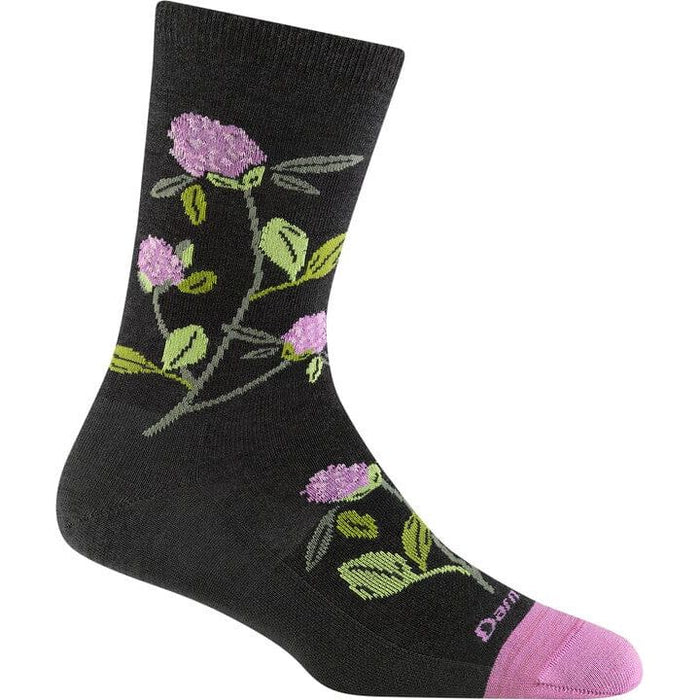 DARN TOUGH BLOSSOM CREW LIGHTWEIGHT LIFESTYLE SOCK WOMEN'S Apparel Darn Tough CHARCOAL S 