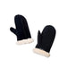 MINNETONKA SHEEPSKIN MITTENS ACCESSORIES MINNETONKA MOCCASIN CO. INC. BLACK S 