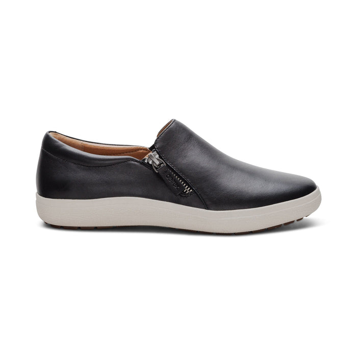 AETREX JENNA SLIP-ON LEATHER SNEAKERS WOMEN'S Sneakers & Athletic Shoes Aetrex 