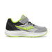 SAUCONY COHESION KDZ A/C KIDS' MEDIUM AND WIDE - FINAL SALE! Sneakers & Athletic Shoes Saucony Kids BLACK/GREY/GREEN 10.5 M