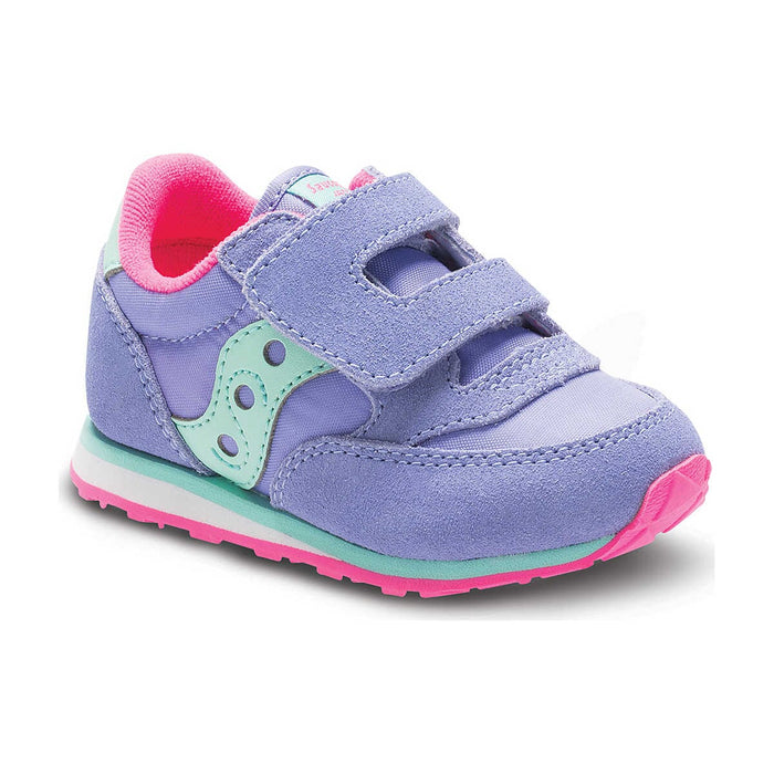 SAUCONY BABY JAZZ HOOK & LOOP SNEAKER KIDS' - FINAL SALE! Sneakers & Athletic Shoes Saucony Kids PERIWINKLE 5 