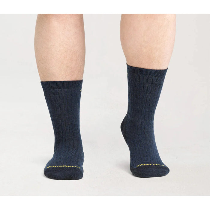 WIDE OPEN SOLID CUSHIONED MICRO CREW SOCKS MEN'S Apparel Wide Open 