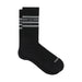 WIDE OPEN VINTAGE STRIPE CUSHIONED CREW SOCKS MEN'S Apparel Wide Open BLACK M 