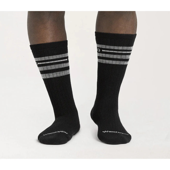 WIDE OPEN VINTAGE STRIPE CUSHIONED CREW SOCKS MEN'S Apparel Wide Open 