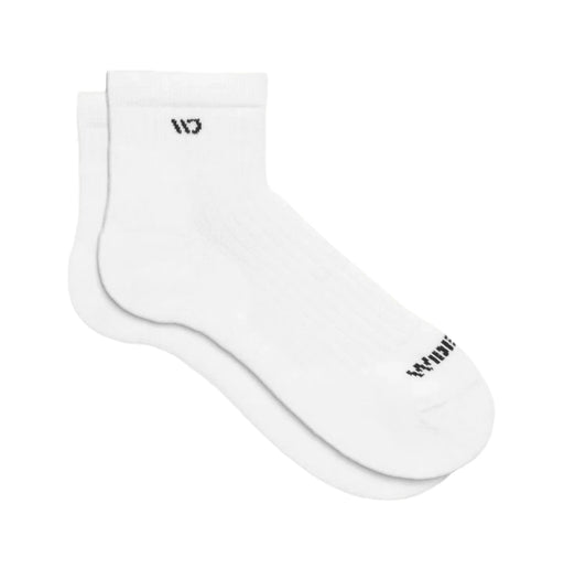 WIDE OPEN SOLID CUSHIONED QUARTER SOCKS MEN'S Apparel Wide Open WHITE M 