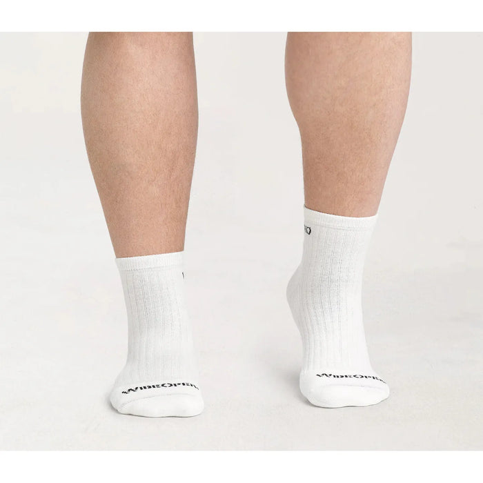 WIDE OPEN SOLID CUSHIONED QUARTER SOCKS MEN'S Apparel Wide Open 