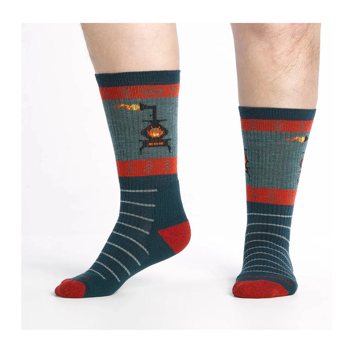 WIDE OPEN STOKED CUSHIONED CREW SOCKS MEN'S Apparel Wide Open 