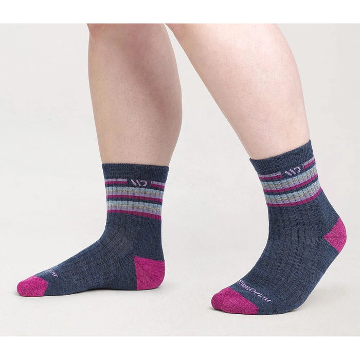 WIDE OPEN MULTI STRIPE CUSHIONED MICRO CREW SOCKS WOMEN'S Apparel Wide Open 