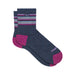 WIDE OPEN MULTI STRIPE CUSHIONED MICRO CREW SOCKS WOMEN'S Apparel Wide Open DENIM S 