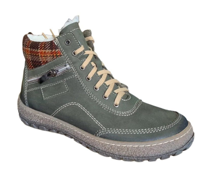 V ITALIA 641 Boots V Italia OLIVE PLAID 36 