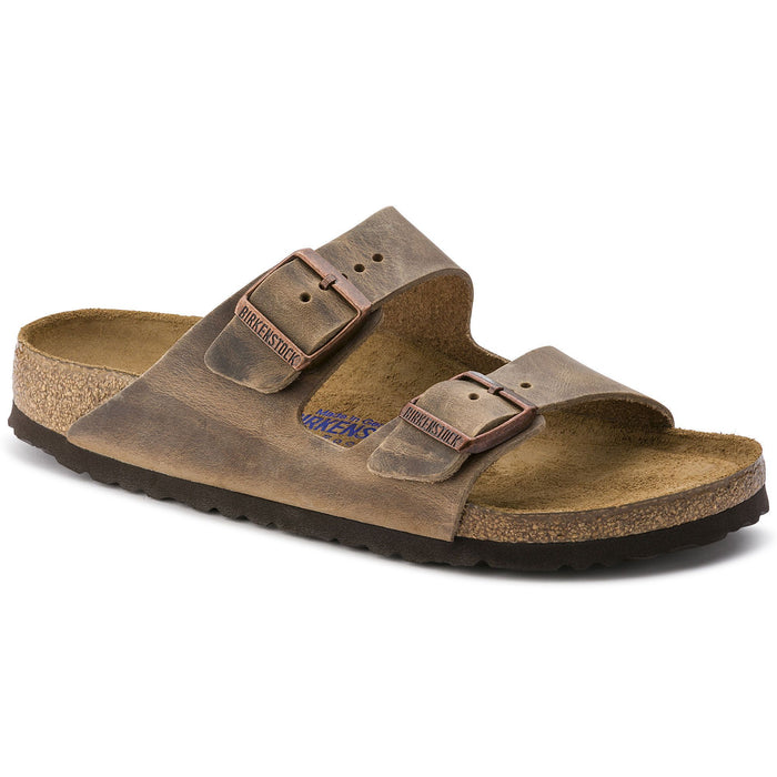 Arizona Soft Footbed Oiled Leather Tobacco Brown