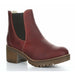 BOS & CO MASI ZIP UP BOOT Boots Bos & Co RED/DK BRN 36 