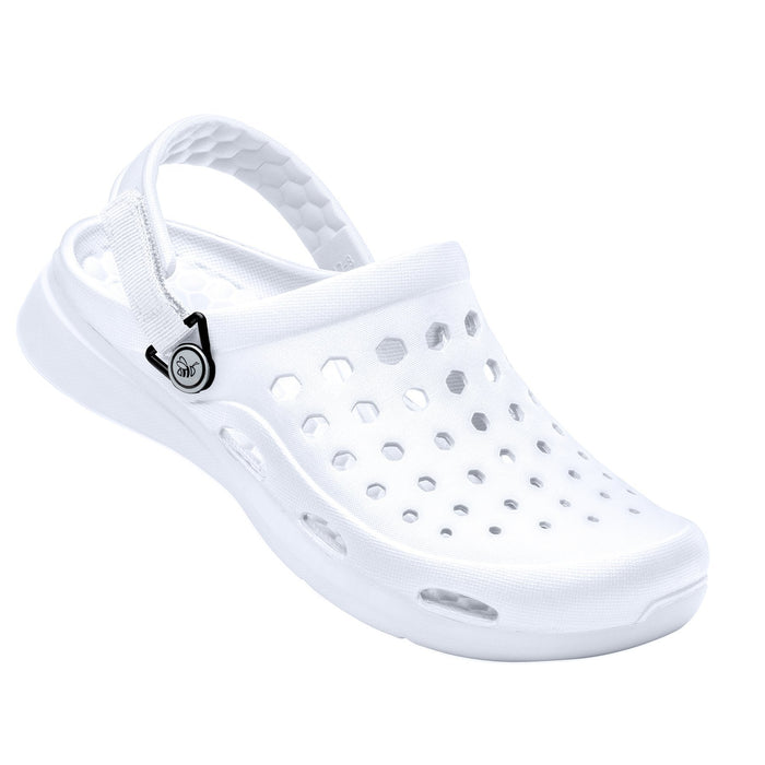 Joybees Slip On White Active Clogs Shoes Sandals Womens size 8 New - beyond  exchange